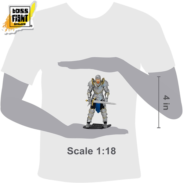 Boss Fight Studio Vitruvian H.A.C.K.S. Knight of Accord Warrior of Order 1:18 Scale Action Figure